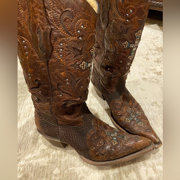 Corral Swarovski Crystal Cross Boots - Picture 3 of 3